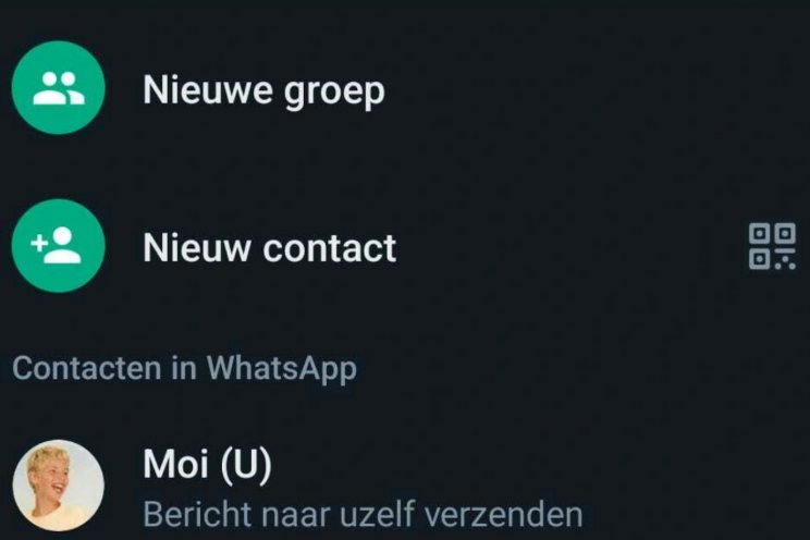 Appje naar jezelf sturen Appje naar jezelf sturen