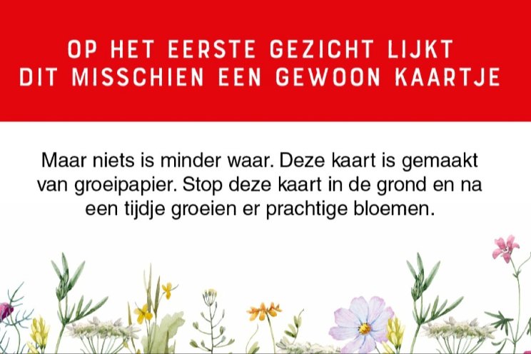 500 groeikaartjes! 500 groeikaartjes!