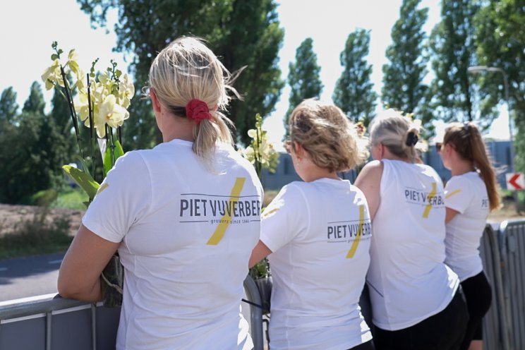 Enthousiaste support voor Tour de France Femmes Enthousiaste support voor Tour de France Femmes