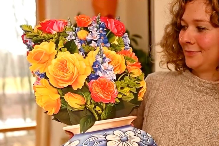 Vouwbloemen...