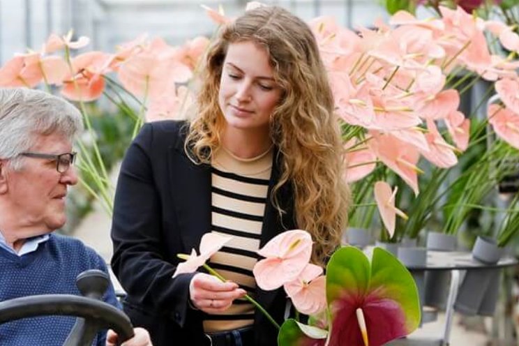 Debbie Olsthoorn: 'Anthurium meer trendy' Debbie Olsthoorn: 'Anthurium meer trendy'